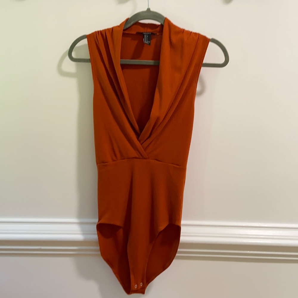 Burnt orange/brown Bodysuit S